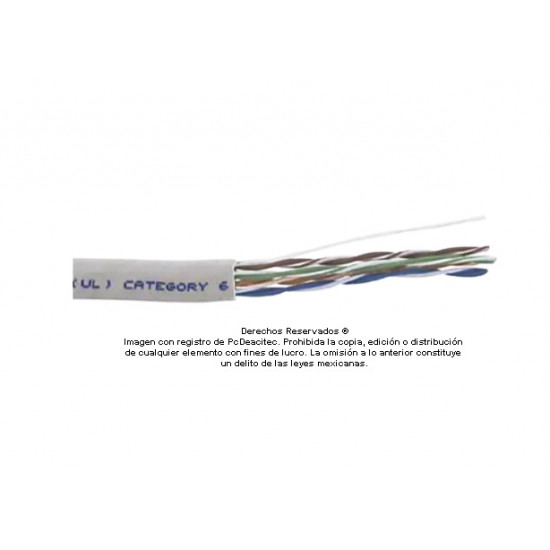 Cable Belden plano Cat6 1872A, venta por metro