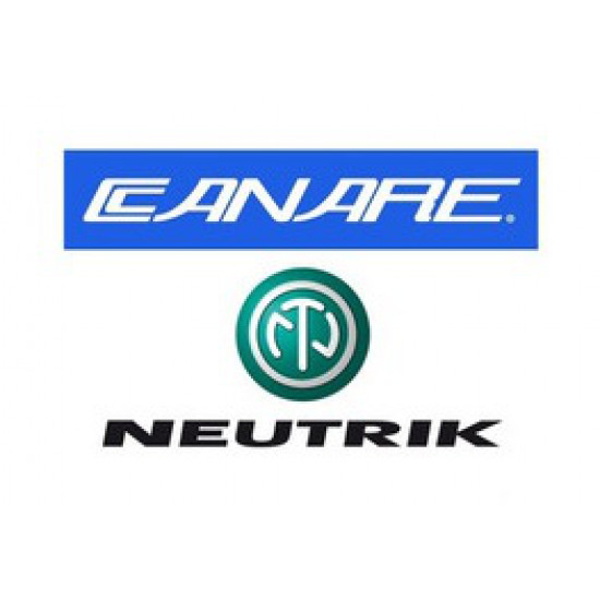 Cable Canare TS 1/4 (6.3 mm) a XLR Macho Neutrik en oro grado estudio de 7.5 m