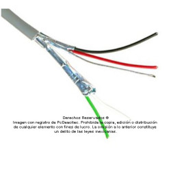 Cable Belden 4x22 AWG blindado 8723 dos pares trenzados y blindados, venta por metro