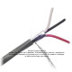 Cable Belden 3x18 AWG blindado 5301FE para control, voz y datos, venta por metro
