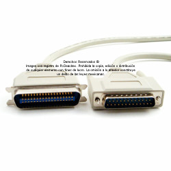 Cable Centronics IEEE 1284 CEN36 a paralelo DB25 de 15 m ENSAMBLADO