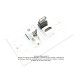 Placa Tapa Decora HDMI + USB 2.0 + Jack 3.5 mm + RJ45 Cat5 en ABS