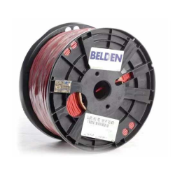 Bobina Belden Cable 2x18 AWG blindado 5320FL alarma contra incendio, 305 m