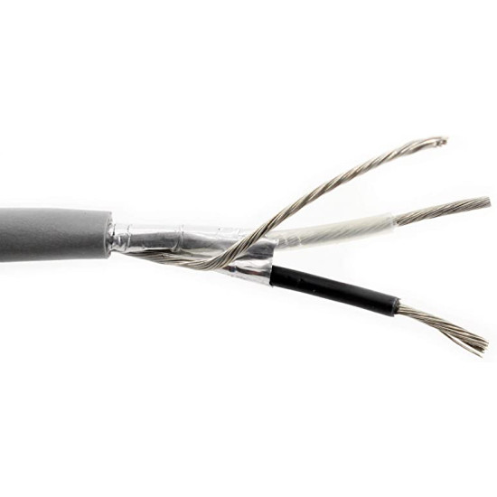 Cable Belden 2x18 AWG blindado 8760 para control, voz y datos, venta por metro