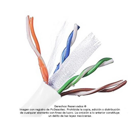 Cable Belden Cat6 2412 blanco, venta por metro