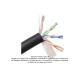 Cable Belden Cat6 2412 negro, venta por metro