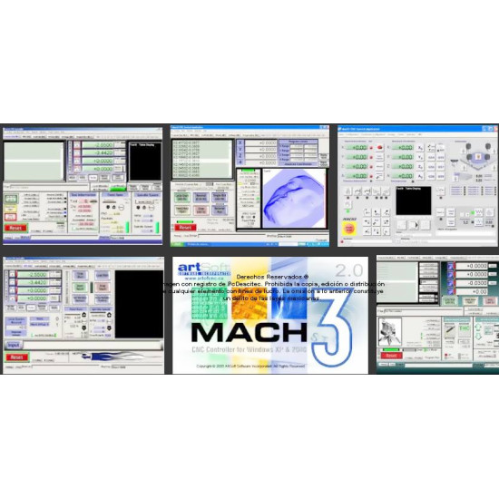Mini Router CNC XR-200 3 Ejes 1 Hp con motor refrigerado