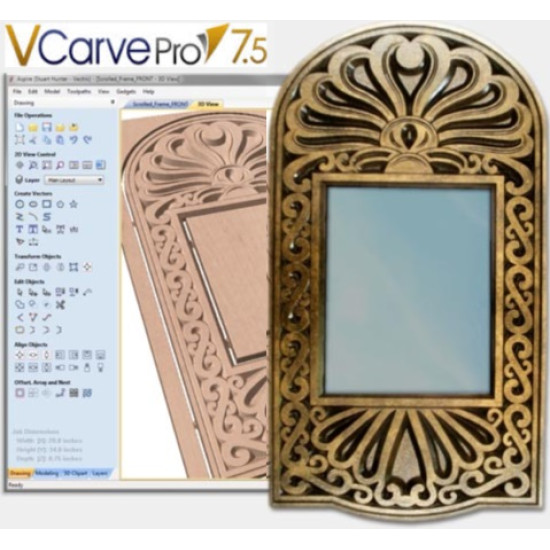 Mini Router CNC XR-200 3 Ejes 1 Hp con motor refrigerado