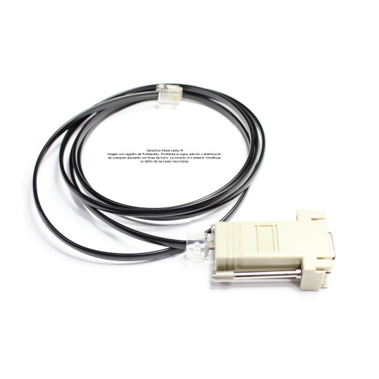 Cable RJ11 a DB9 hembra de 5 m. Ensamble