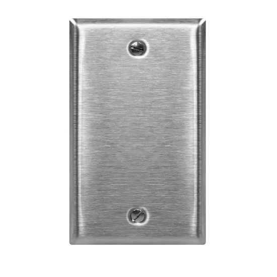 Placa Tapa Ciega Acero Inoxidable Grado Alimenticio estructura Austenítica