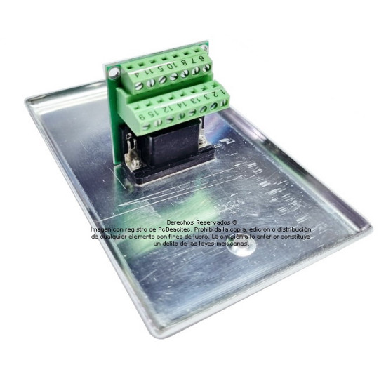 Placa Tapa VGA con opresores en Aluminio