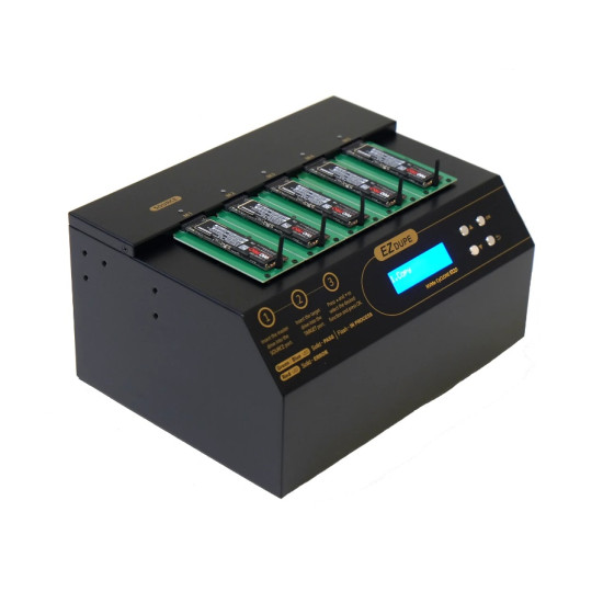 Duplicador y limpiador Cyclone 1x4 de discos SSD internos NVMe M.2 PCIe NVMe y M2 SATA