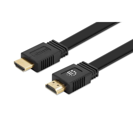Cable HDMI plano 4K con Ethernet de 2 m
