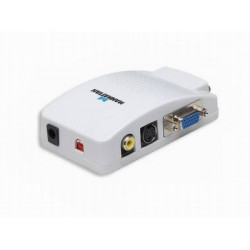 Convertidor de video de Pc a Tv VGA o SVGA a S-Video y RCA 
