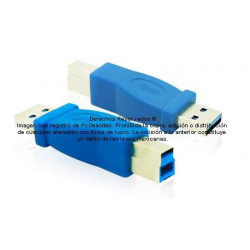Adaptador USB 3.0 tipo A a tipo B macho