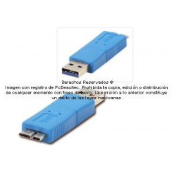 Adaptador USB 3.0 tipo A macho a tipo Micro B macho 