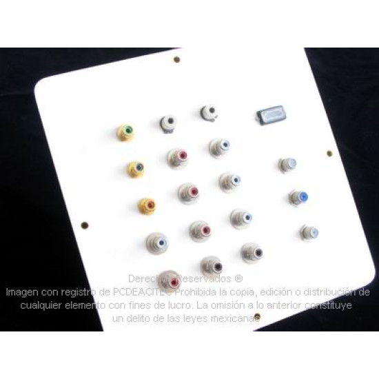 Tablero a Pared Multipuertos Video y Audio 19 Puertos