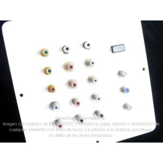 Tablero a Pared Multipuertos Video y Audio 19 Puertos