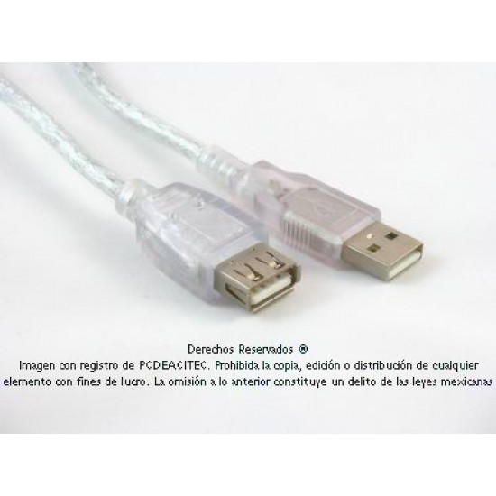 Cable extensión USB 2.0 A macho a hembra 4.5 m