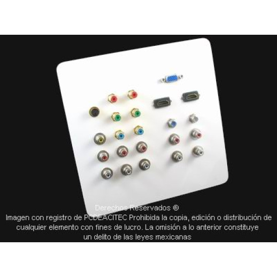 Tablero a Pared Multipuertos Video y Audio 23 Puertos