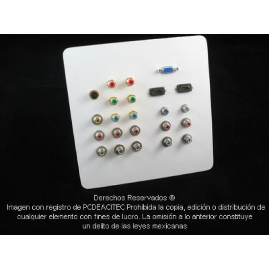 Tablero a Pared Multipuertos Video y Audio 23 Puertos