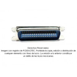 Adaptador CEN36 (Centronics 36 pines) macho a DB25 macho