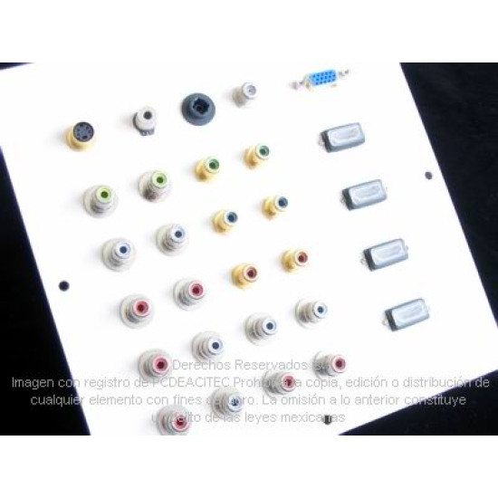 Tablero a Pared Multipuertos Video y Audio 29 puertos