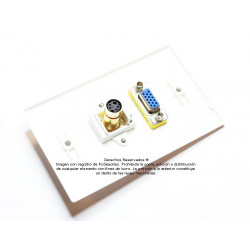 Placa Tapa VGA + S-Video en ABS