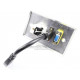 Placa Tapa VGA + HDMI pigtail + Jack RJ45 Cat5e ponchable en Aluminio