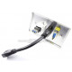 Placa Tapa VGA + HDMI pigtail + USB 3.0 en Aluminio