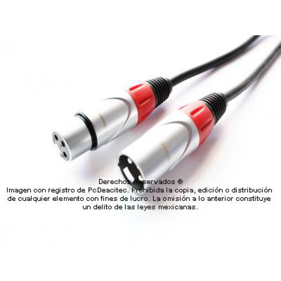 Cable para Micrófono Balanceado XLR SoundKing de 5 m