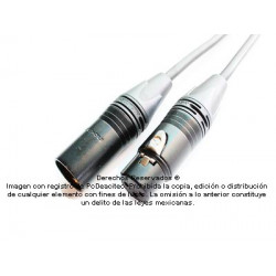 Cable para Micrófono CANARE Balanceado XLR Neutrik M-H 2 m