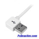 Cable Cargador 1m Conector Dock  Apple 30 Pines a USB en Ángulo Derecho iPod, iPhone, iPad