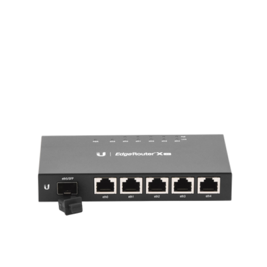 EdgeRouter X SFP de 5 puertos Gigabit + 1 puerto SFP con funciones avanzadas de ruteo