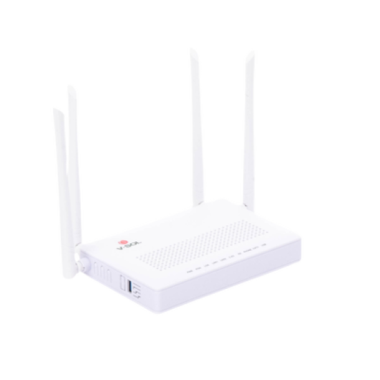 ONU Dual GPON/EPON con Wi-Fi AC de doble banda, 1 puerto SC/APC + 2 puertos LAN Gigabit + 1 puerto FXS + 1 Puerto CATV