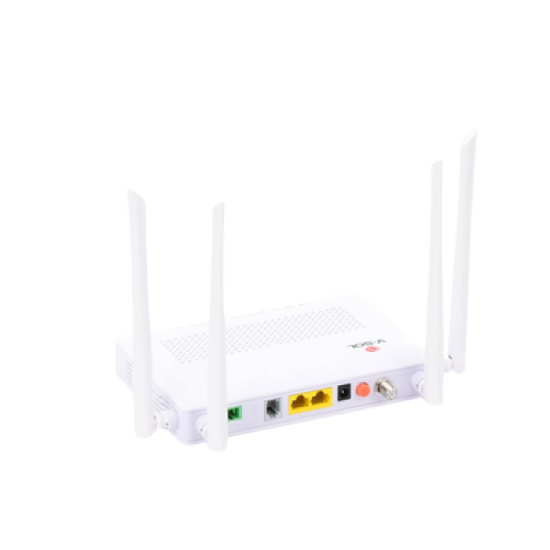 ONU Dual GPON/EPON con Wi-Fi AC de doble banda, 1 puerto SC/APC + 2 puertos LAN Gigabit + 1 puerto FXS + 1 Puerto CATV