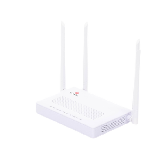 ONU Dual GPON/EPON con Wi-Fi AC de doble banda, 1 puerto SC/APC + 2 puertos LAN Gigabit + 1 puerto FXS + 1 Puerto CATV