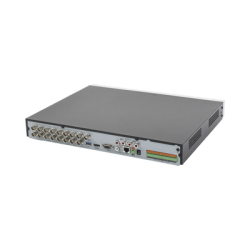 DVR 16 Canales TurboHD + 16 Canales IP / 8 Megapixel (4K) / Acusense (Evita Falsas Alarmas) / Audio por Coaxitron / 2 Bahías de Disco Duro / 8 Entradas de Alarma / 4 Salidas de Alarma / H.265+ / Salida de Video en 4K