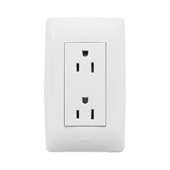 Contacto Dúplex de 127 V~60 Hz 15 A / Color Blanco.