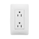 Contacto Dúplex de 127 V~60 Hz 15 A / Color Blanco.