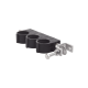 Sujetador de 3 cables de 7/8