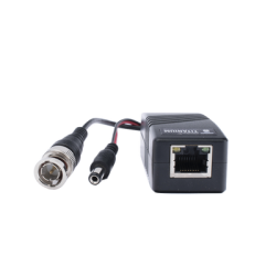 (TRANSCEPTOR) TRANSMISOR ACTIVO para Kits KITTT4PVTURBOX, KITTT8PVTURBOX, KITTT16PVTURBOX y KIT-TT16PVTURBOX-RX / Regula el voltaje de 36 Vcc a 12Vcc / HD-TVI/CVI/AHD/CVBS / Se instala del lado de la cámara. 