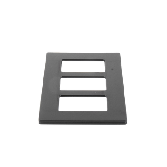 Placa de pared 3 espacio, para atenuador (dimmer), switch ó control remoto PICO inalámbrico.