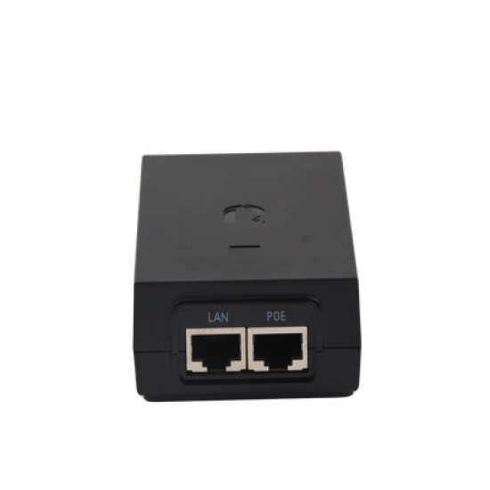 Adaptador PoE Ubiquiti de 24 VDC, 1.25 A con puerto Gigabit