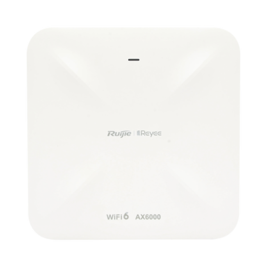 Punto de Acceso con doble puerto multi-gigabit 2.5G Wi-Fi 6 Interior en Techo hasta 5.9 Gbps, doble banda 802.11 AX6000 MU-MIMO 4x4