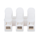 Conector tipo PUSH de 3 Contactos / Para una Conexión Rápida / Puentes de Cables