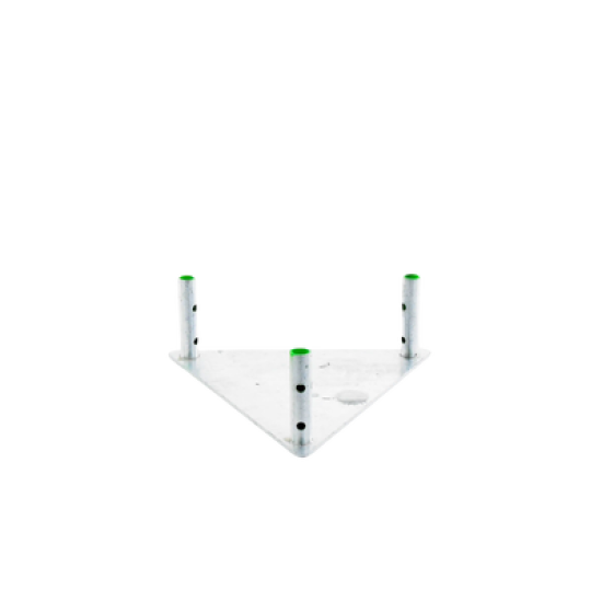 Base para torre sección STZ35G galvanizada por inmersión en caliente