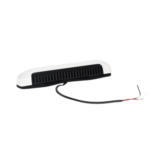 Luz de Escena, 6 LED, IP67, con bisel color blanco, Ideal para Ambulancias y Vehiculos de trabajo