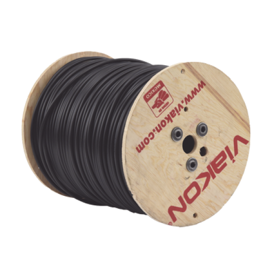 Cable Coaxial RG6, 305 metros RG6, Malla 96%, Hecho en México / Intemperie