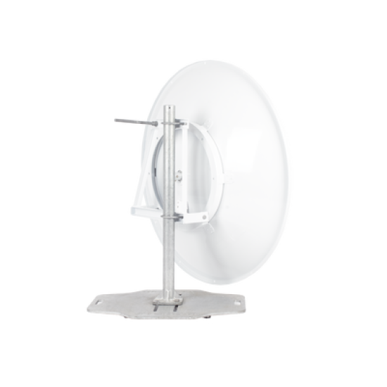 Antena direccional de 4 ft, 5.9 a 7.1 GHz, Ganancia 36 dBi, Conectores RP-SMA Hembra, Polarización doble, incluye montaje para torre o mástil 